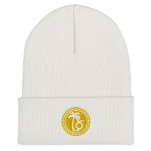 TS Coin Beanie - White
