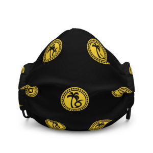 TS Coin Face Mask - Black