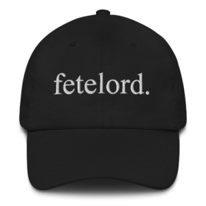 fetelord. Cap - Black